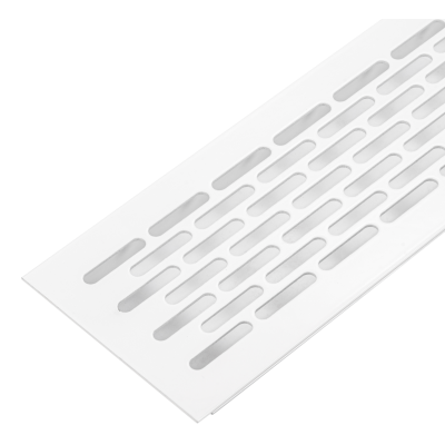 Kratka wentylacyjna biała 80x480 mm